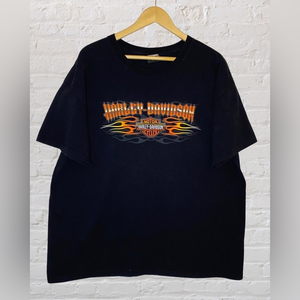 Men’s Black Harley Davidson Short Sleeve T-Shirt Panama City Size‎ 2XL